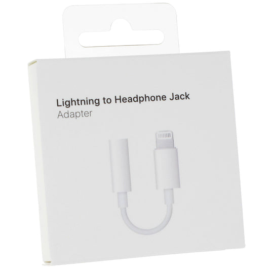 Zvočni adapter Lightning - 3,5 mm OEM, bel