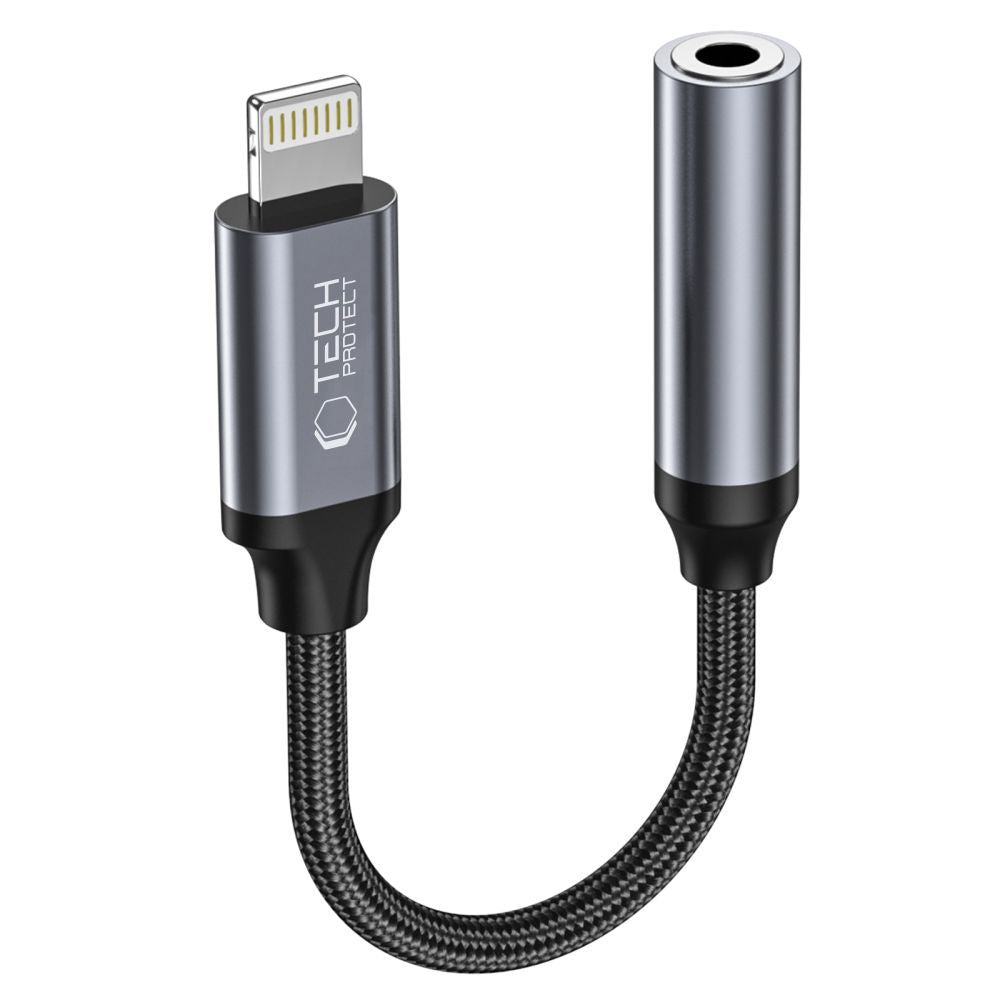 Audio adapter Lightning - 3,5 mm Tech-Protect Ultraboost, črn