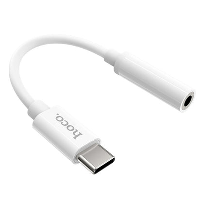 USB-C na 3,5 mm avdio adapter HOCO LS30, bel