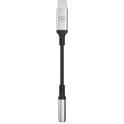 USB-C avdio adapter - 3,5 mm 3MK, srebrn