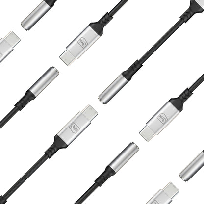 USB-C avdio adapter - 3,5 mm 3MK, srebrn