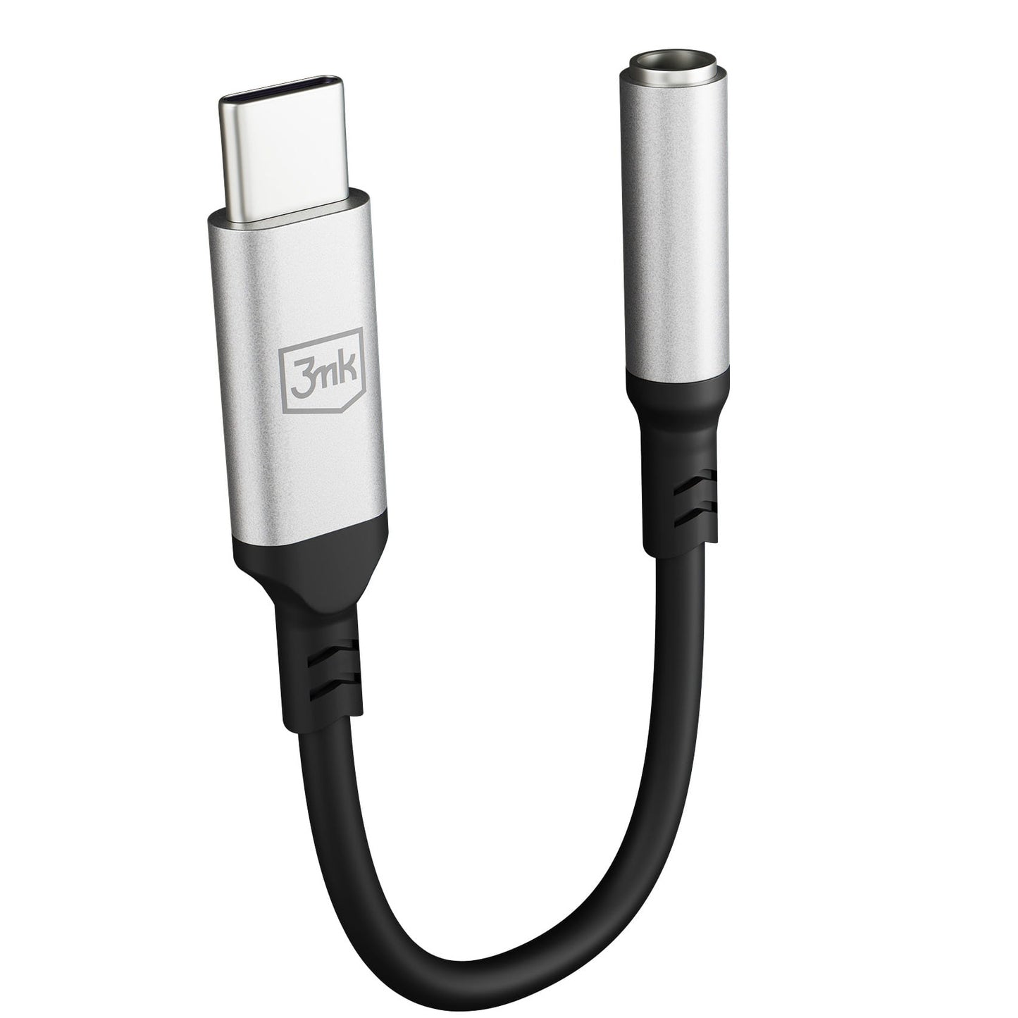 USB-C avdio adapter - 3,5 mm 3MK, srebrn