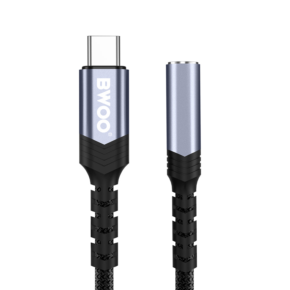 Audio adapter USB-C - 3.5mm BWOO BZ47, Črn