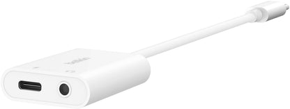 USB-C avdio adapter - 3,5 mm / USB-C Belkin RockStar, črn NPA004btBK