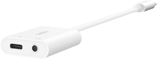 USB-C avdio adapter - 3,5 mm / USB-C Belkin RockStar, črn NPA004btBK
