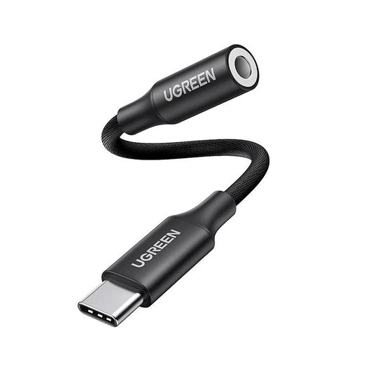Audio adapter USB-C - 3,5 mm UGREEN AV161, črn