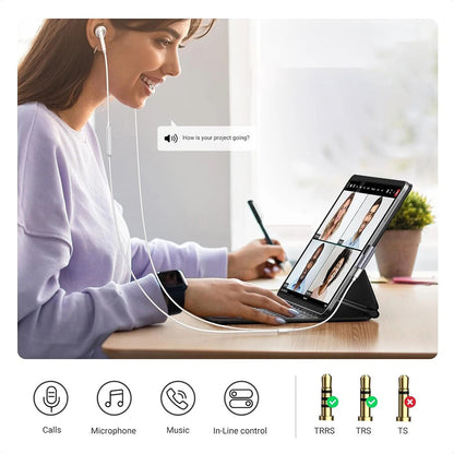 Audio adapter USB-C - 3.5mm UGREEN CM460 (20194) Kotni, Siv