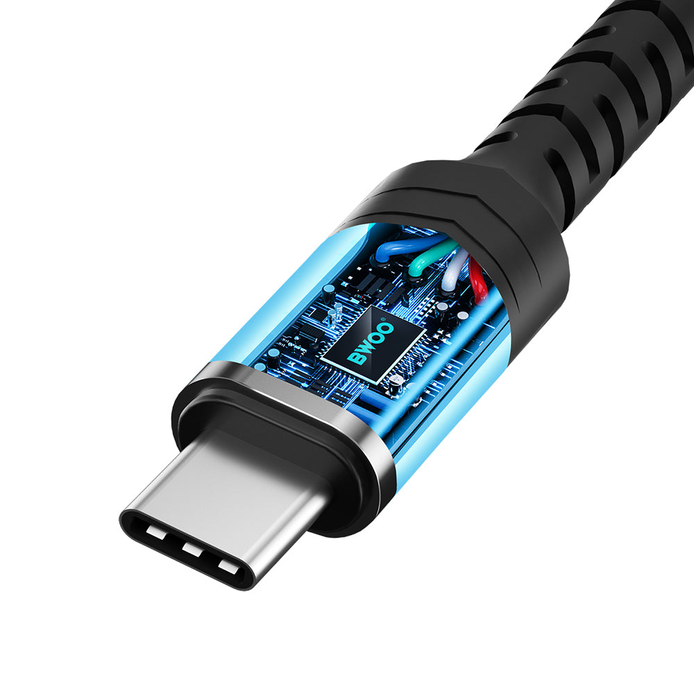 Audio adapter USB-C - 3.5mm BWOO BZ47, Črn