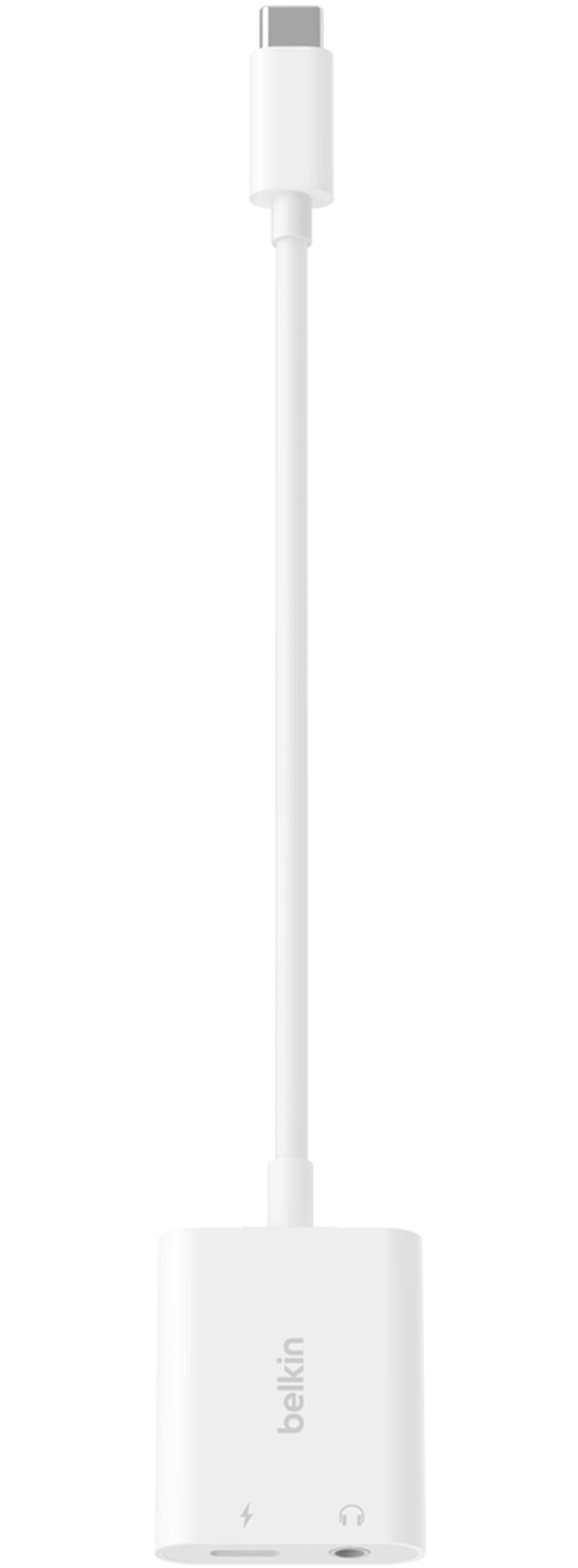 USB-C avdio adapter - 3,5 mm / USB-C Belkin RockStar, črn NPA004btBK