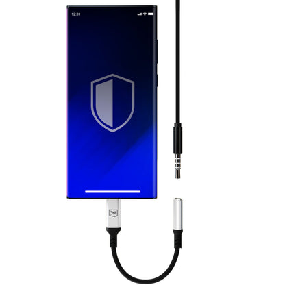 USB-C avdio adapter - 3,5 mm 3MK, srebrn