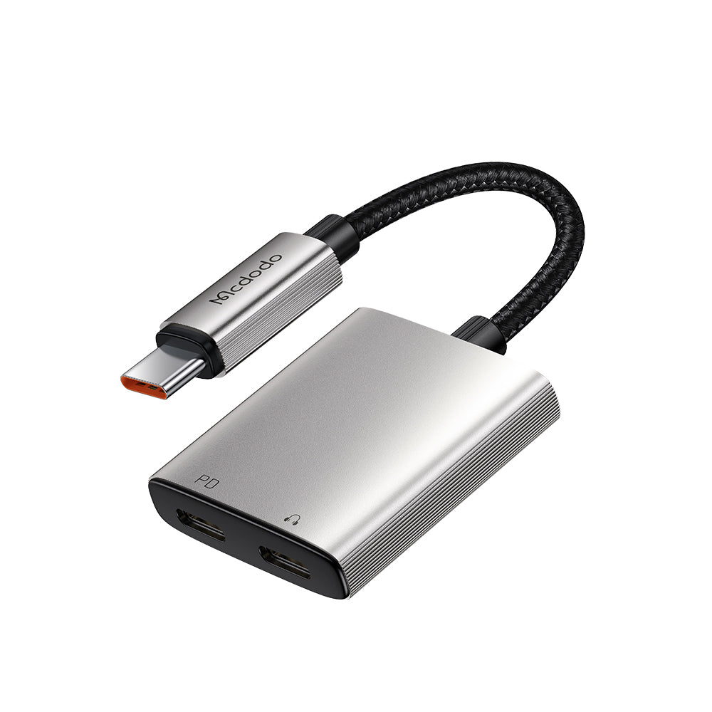 Audio adapter USB-C - USB-C / USB-C McDodo CA-5570 Wales, Siv