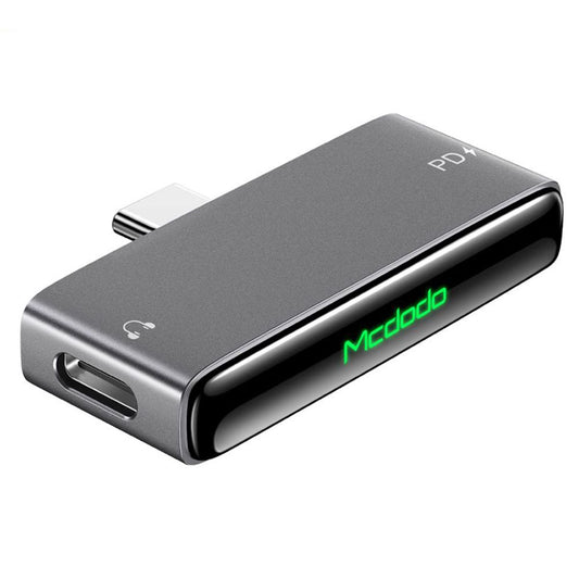 Avdio adapter USB-C - USB-C / USB-C McDodo CA-7670, črn