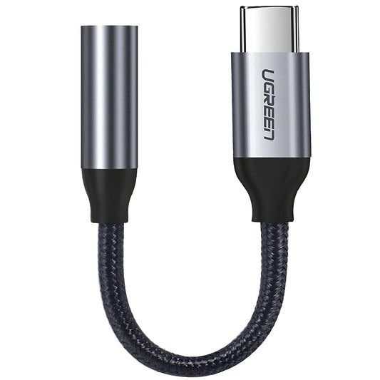 Audio adapter USB-C - 3.5mm UGREEN AV142, Siv