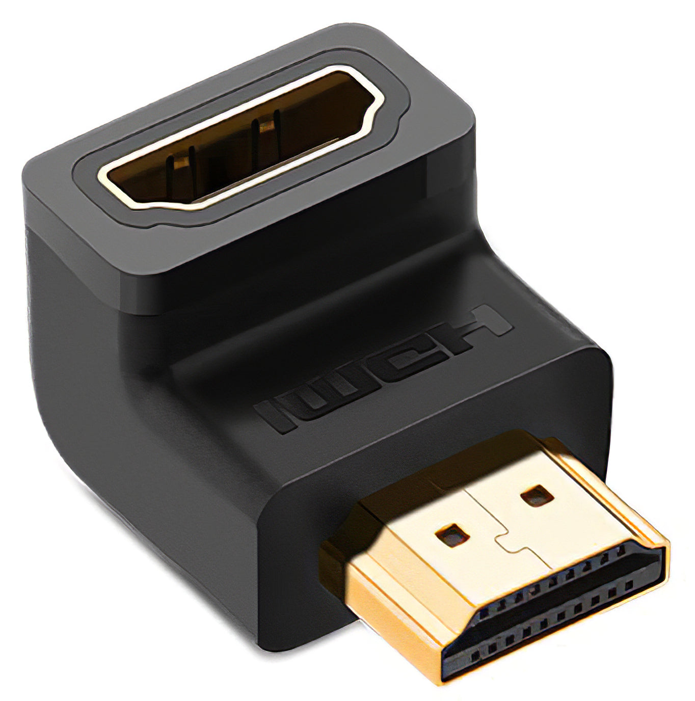 UGREEN HD112 Up Angle Video Adapter, HDMI - HDMI, 4K, Black