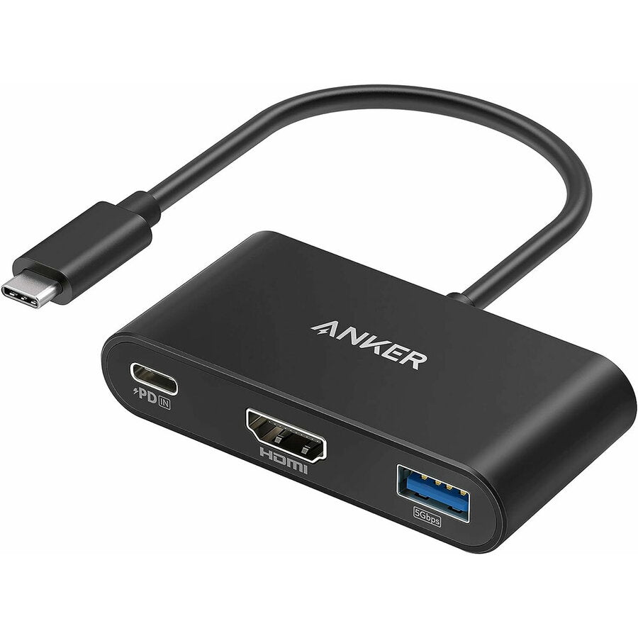 Audio in video adapter USB-C - USB-C / HDMI / USB-A Anker PowerExpand, črn A8339HA1