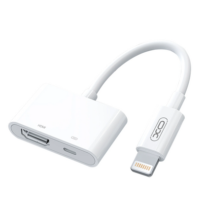 Audio in video adapter Lightning - HDMI / Lightning XO Design HUB005, Bel