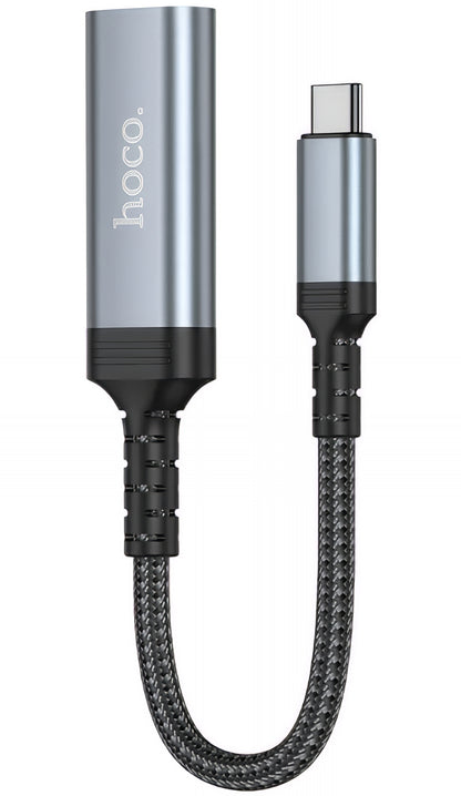 Avdio in video adapter USB-C - HDMI HOCO UA43A, Siv