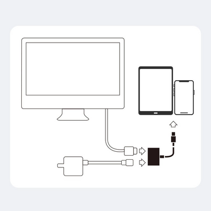 Audio in video adapter Lightning - HDMI / Lightning Joyroom S-H141, Bel