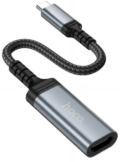 Avdio in video adapter USB-C - HDMI HOCO UA43A, Siv
