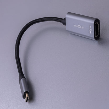 Avdio in video adapter USB-C - HDMI MaXlife MXHC-01, Siv