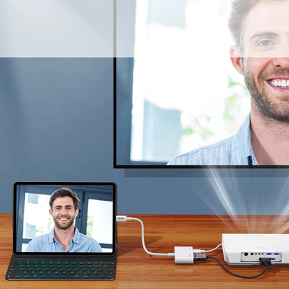 Audio in video adapter Lightning - HDMI / Lightning Joyroom S-H141, Bel