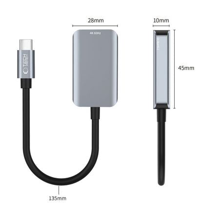 Avdio in video adapter USB-C - HDMI Tech-Protect Ultraboost, črn