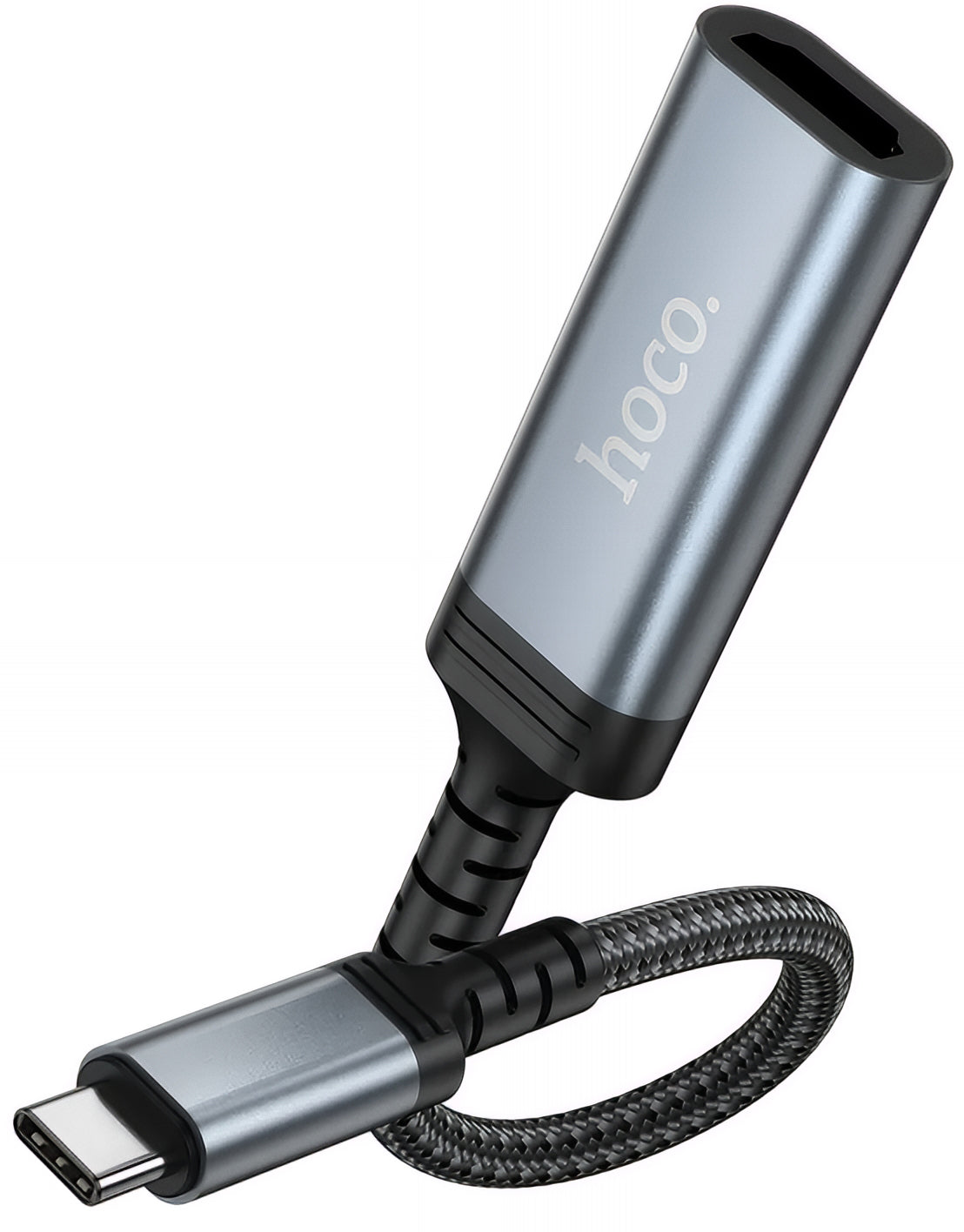 Avdio in video adapter USB-C - HDMI HOCO UA43A, Siv