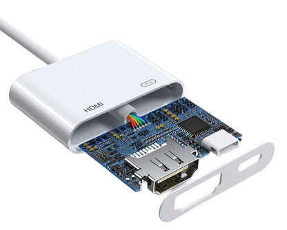 Audio in video adapter Lightning - HDMI / Lightning Joyroom S-H141, Bel