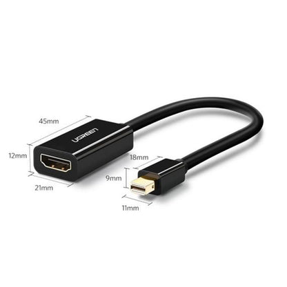 UGREEN MD112 (10461) Video Adapter, MiniDisplayPort - HDMI, Black