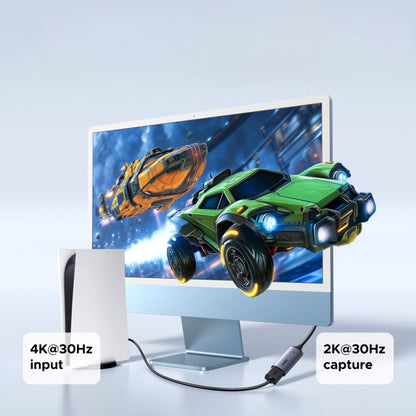 Audio in video adapter USB-A / USB-C - HDMI UGREEN CM629 (15389), Siv