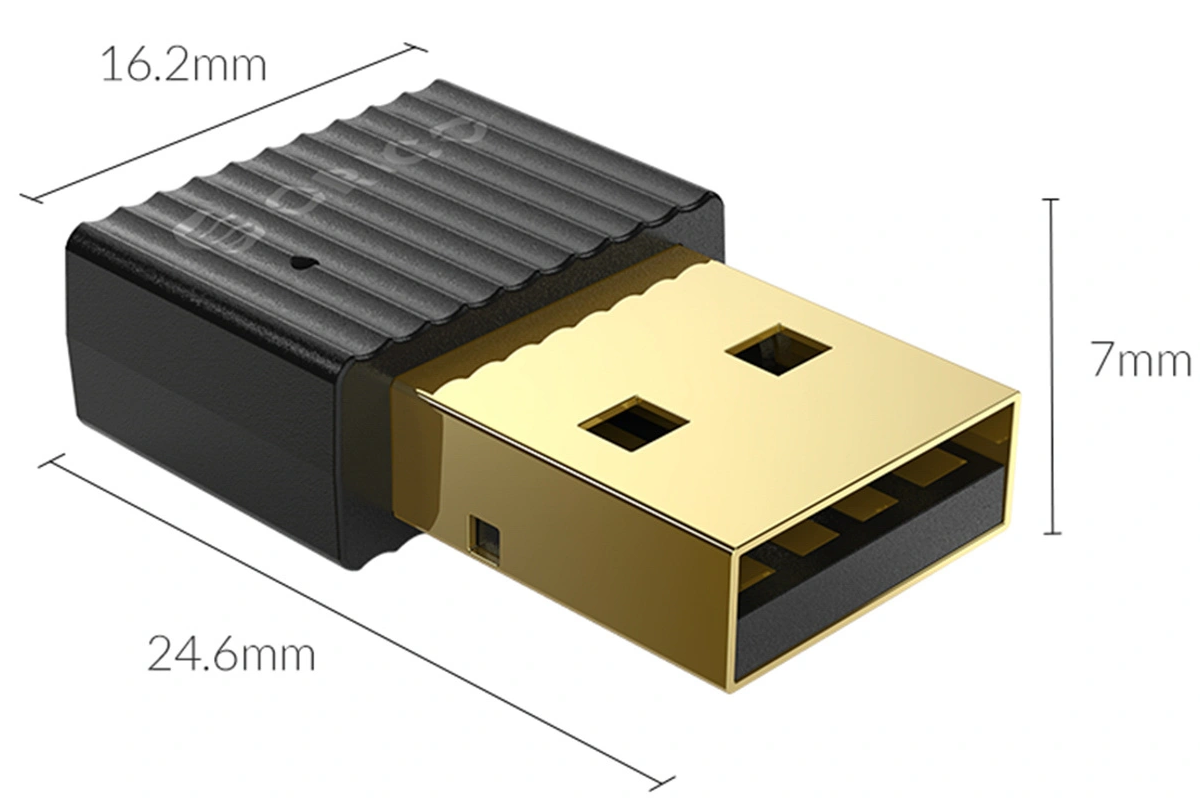 USB Bluetooth adapter Orico BTA-508, Črn
