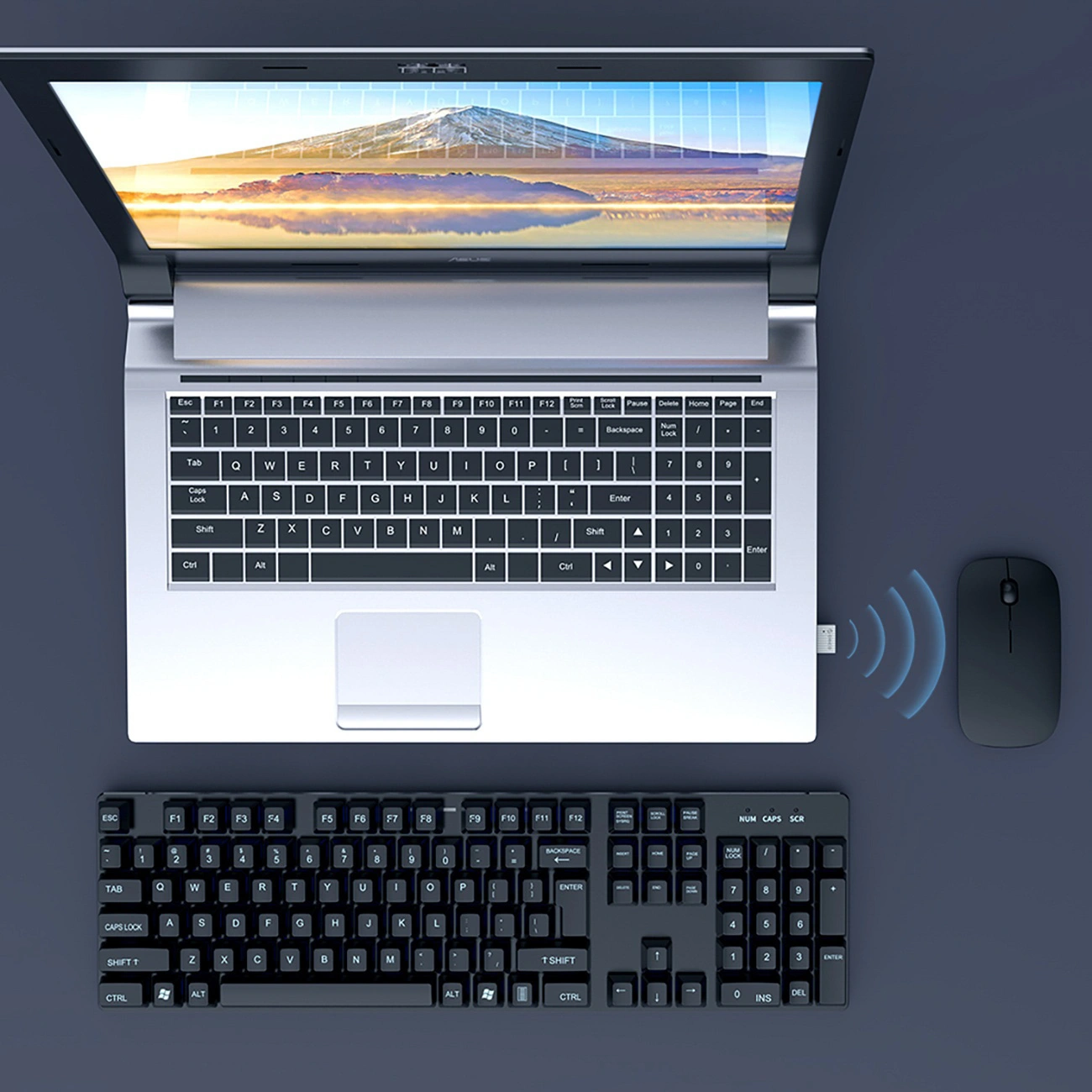 USB Bluetooth adapter Orico BTA-508, Črn