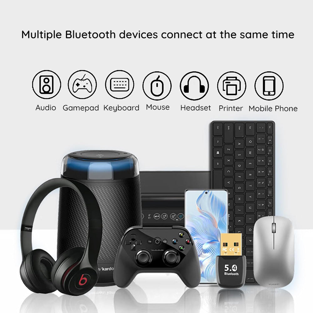 Bluetooth USB adapter Techsuit BlueJet A20, Črn