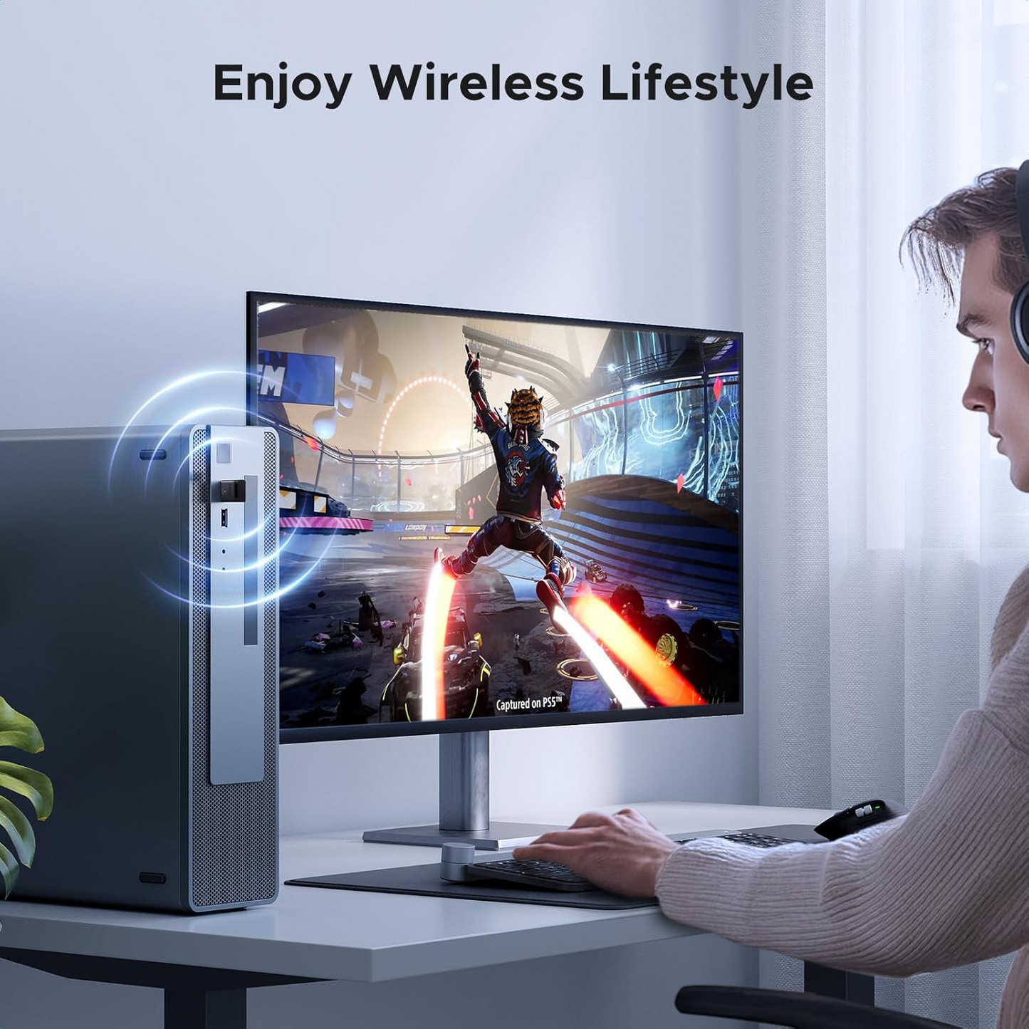 Bluetooth USB adapter UGREEN CM748 (75073), Črn