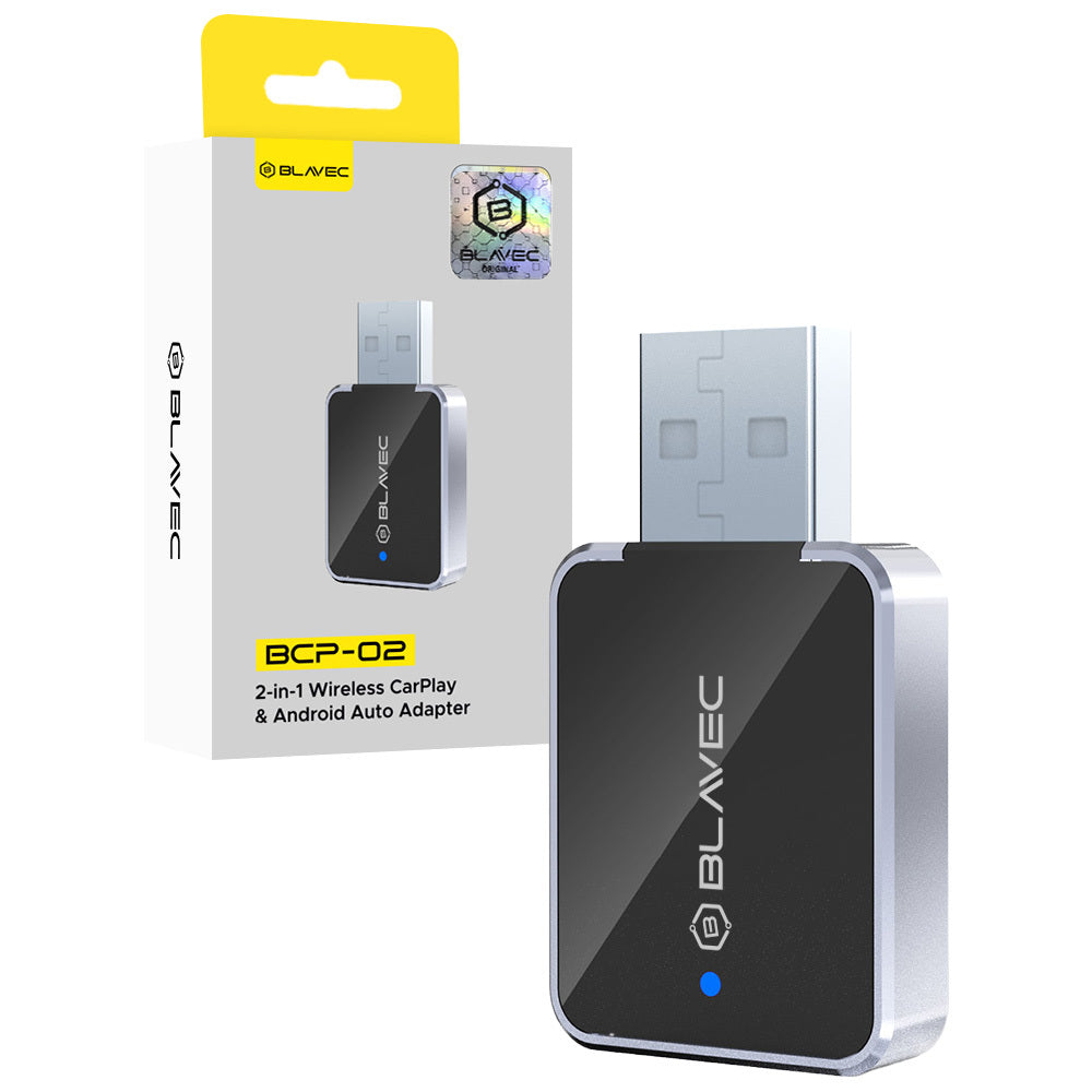 Brezžični adapter Carplay / Android Auto Blavec BCP-02 za Apple iPhone / Android serijo