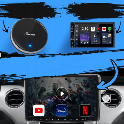 Brezžični adapter Carplay / Android Auto Ottocast OttoAibox P3 Lite za Apple iPhone / serijo Android