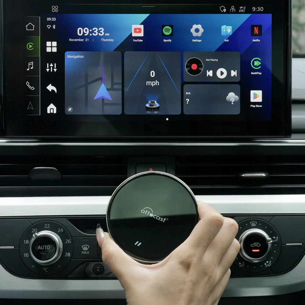 Brezžični adapter Carplay / Android Auto Ottocast OttoAibox P3 Lite za Apple iPhone / serijo Android