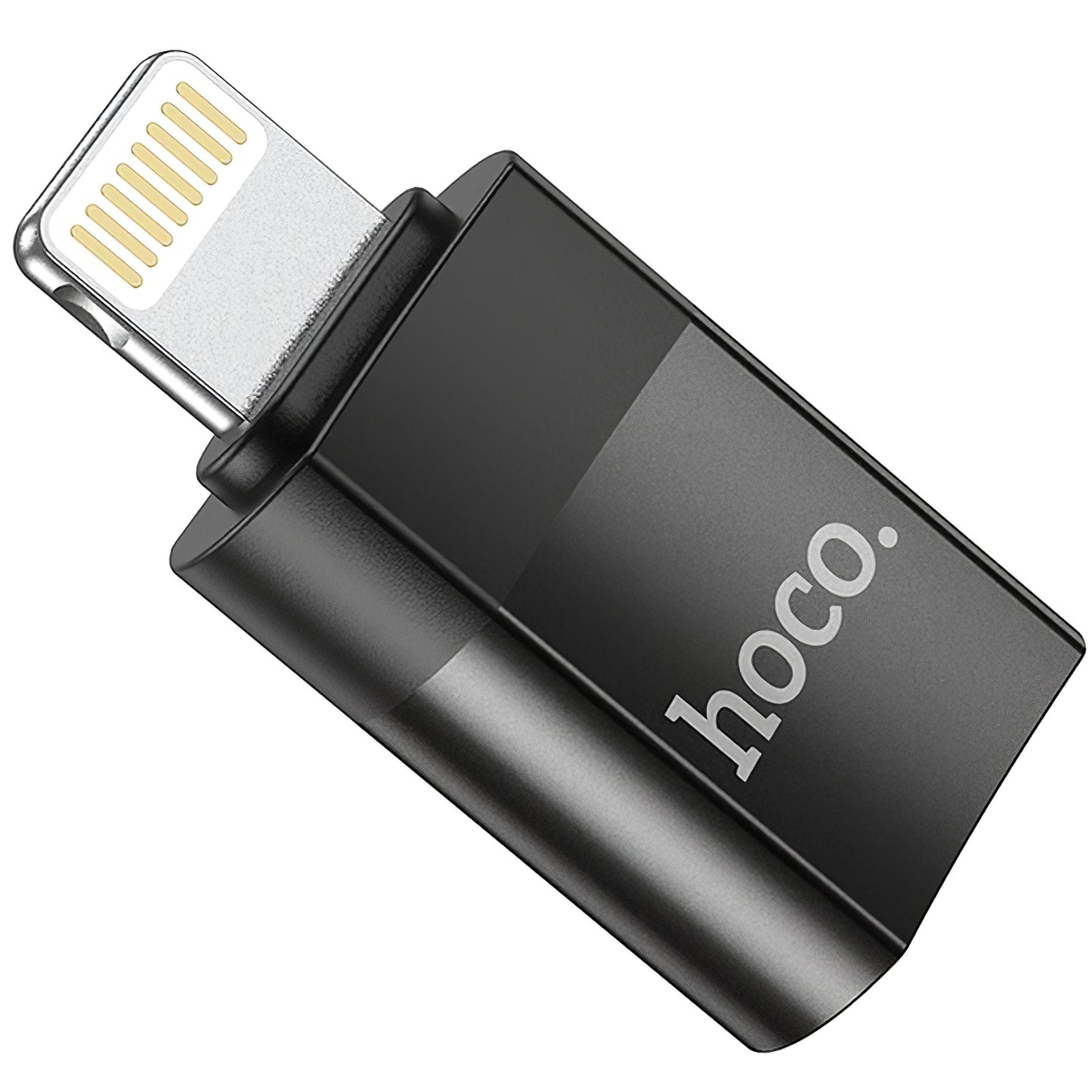 Podatkovni in polnilni adapter USB-C - Lightning HOCO UA17, črn 