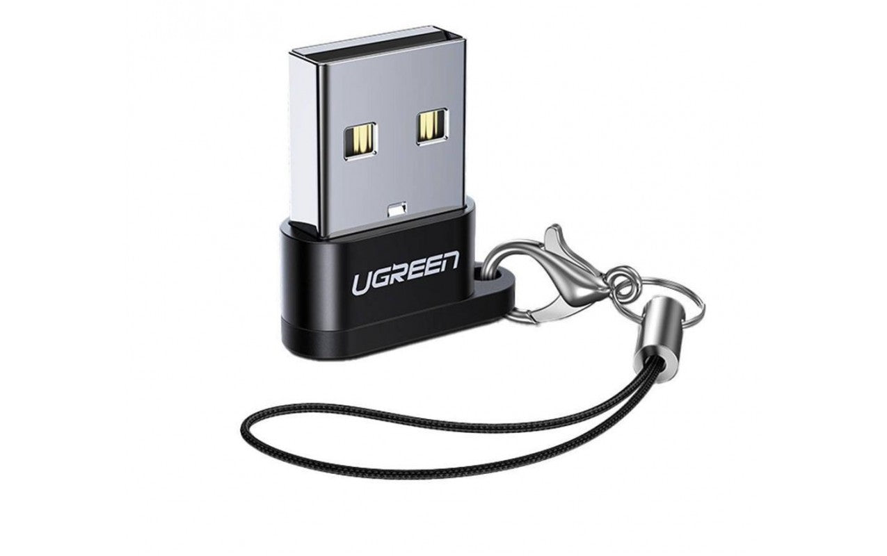 Adapter za podatke in polnjenje USB-C - USB-A UGREEN US280, Črn
