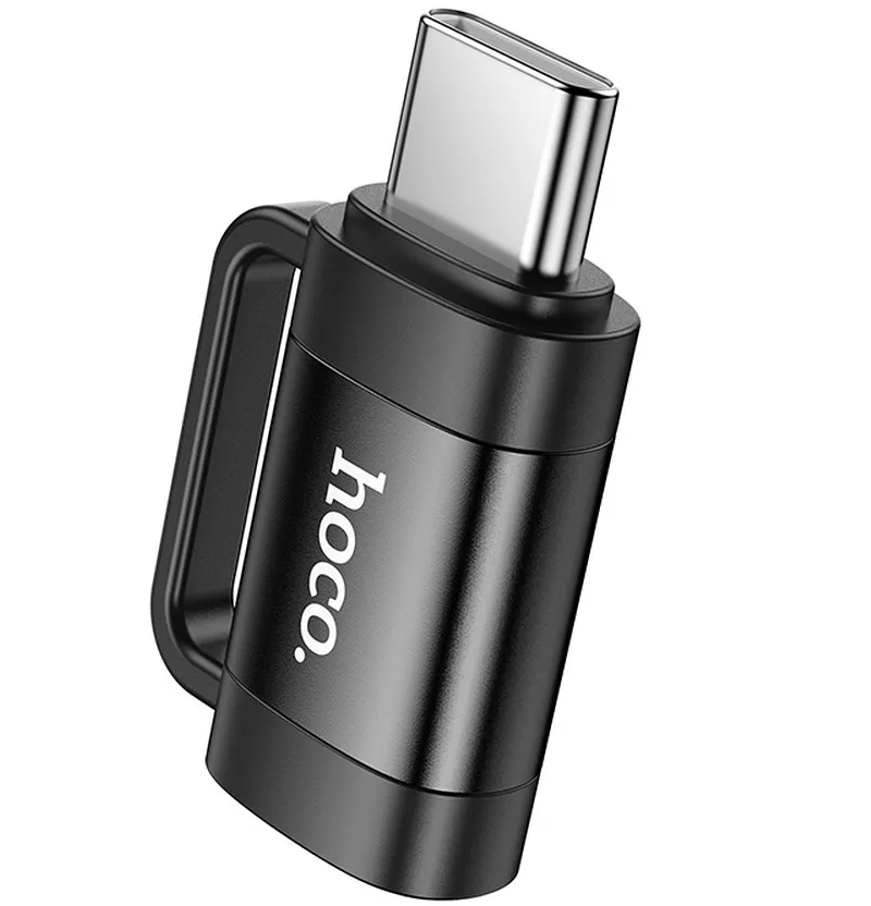 Adapter za podatke in polnjenje Lightning - USB-C HOCO UA31E, Črn