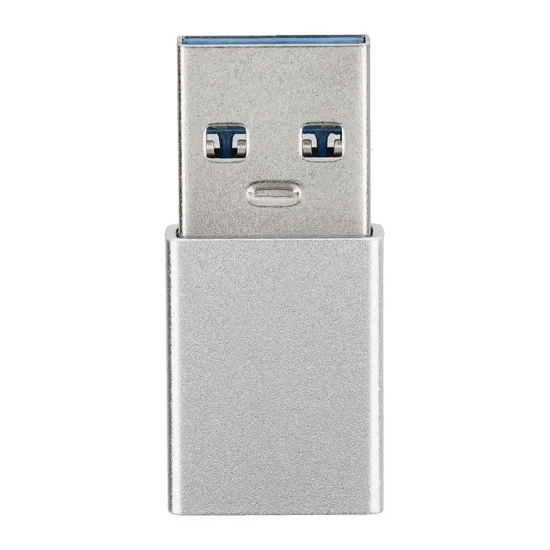 USB-C na USB-A podatkovni in polnilni adapter Blue Star, bel