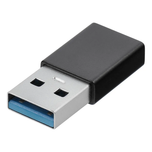 USB-C na USB-A podatkovni in polnilni adapter Blue Star, črn