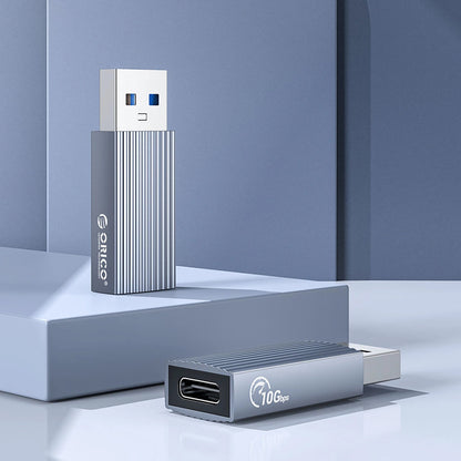Adapter za podatke in polnjenje USB-C - USB-A Orico AH-AC10, Siv