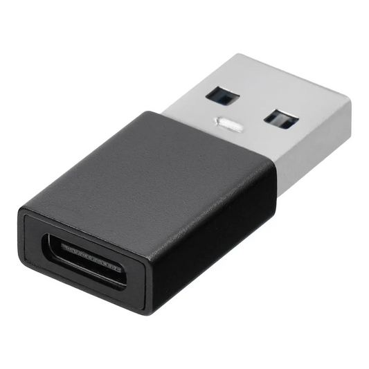 USB-C na USB-A podatkovni in polnilni adapter Blue Star, črn