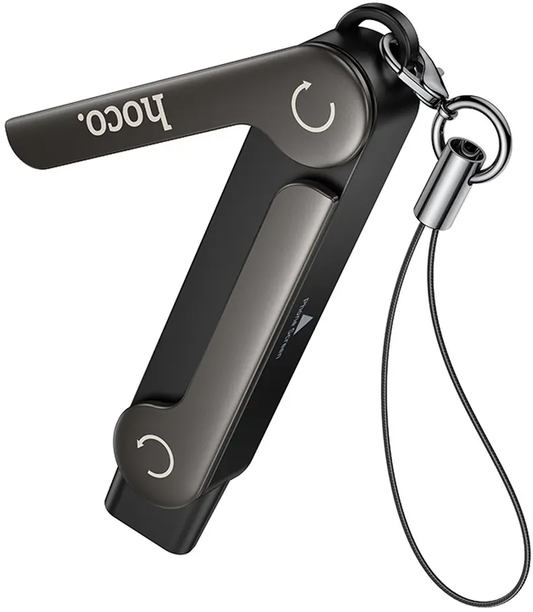 USB-C podatkovni in polnilni adapter - USB-C HOCO UA47A, črn