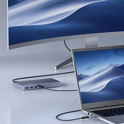 Adapter za podatke in polnjenje USB-C - USB-A Orico AH-AC10, Siv