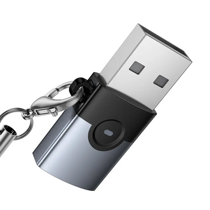 USB-C to USB-A Data and Charging Adapter HOCO UA46B, Gray