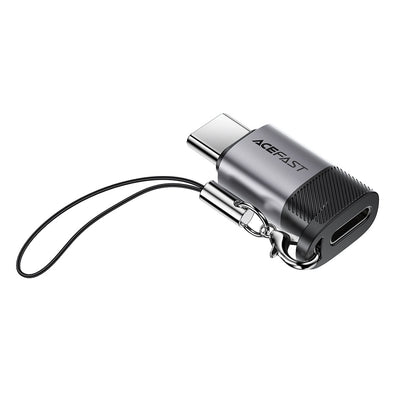Adapter za podatke in polnjenje Lightning - USB-C Acefast J19, Siv