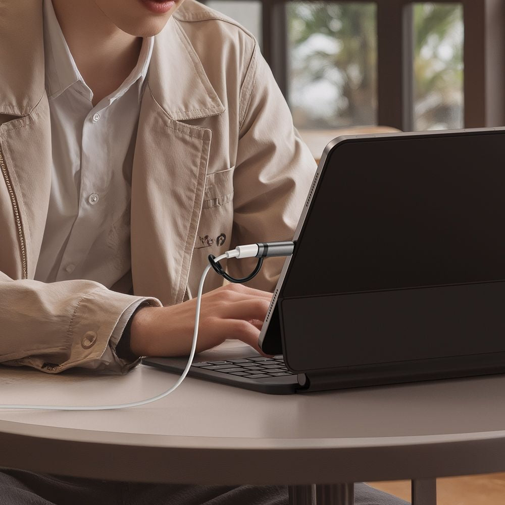 Adapter za podatke in polnjenje Lightning - USB-C McDodo OT-0180 Pigeon Display, črn