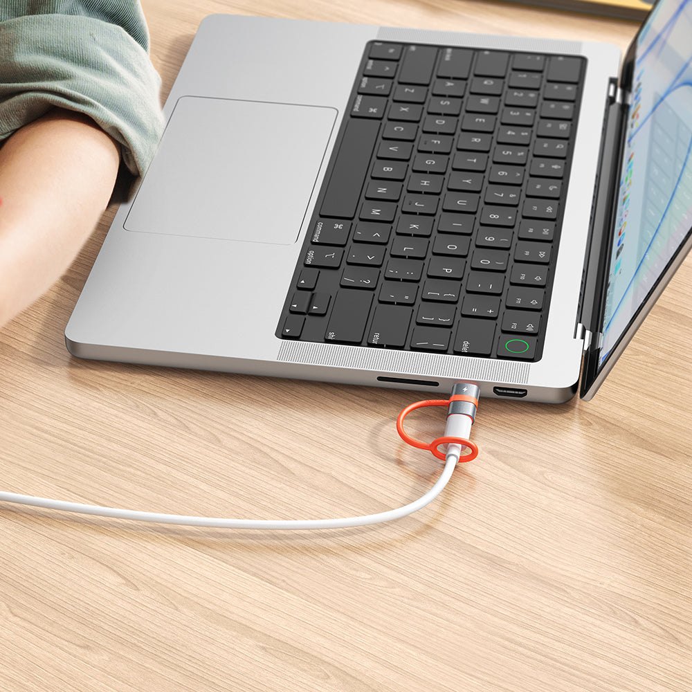 Adapter za podatke in polnjenje Lightning - USB-C McDodo OT-5530, Siv
